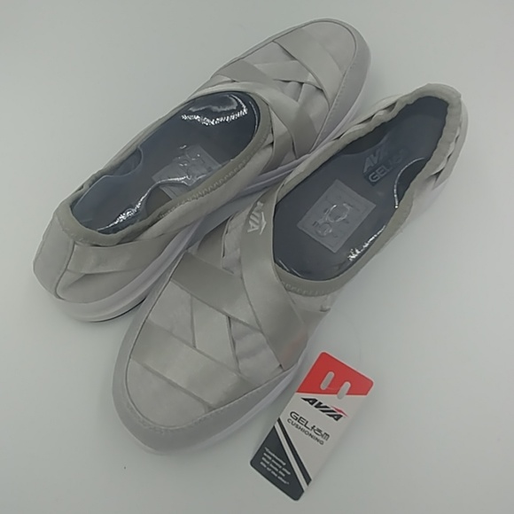 Avia Avi-Aura Slip-On Shoe Cool Mist Grey/White 9 - Picture 2 of 8